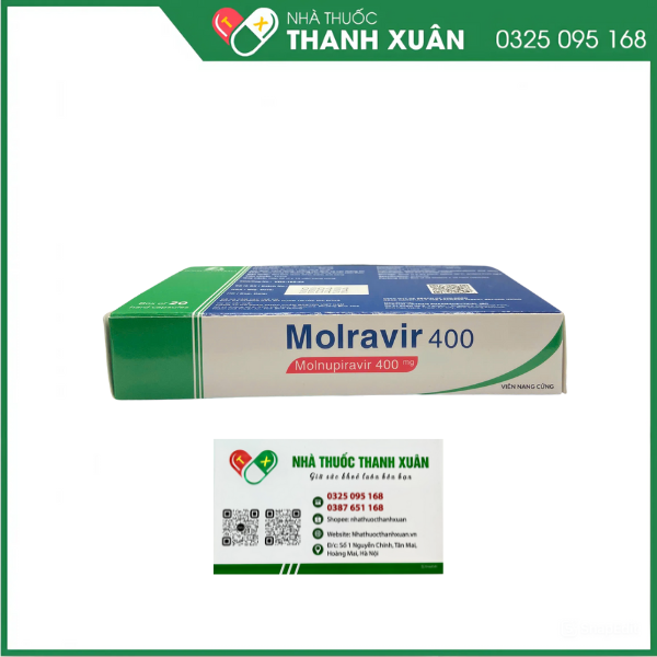 Thuốc Molravir 400 điều trị COVID-19